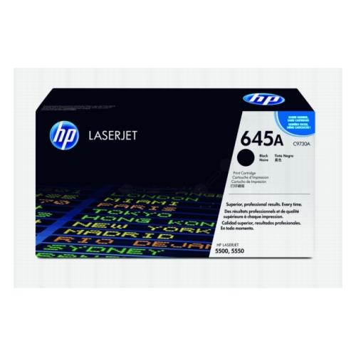 HP Cartucho de toner preto (C9730A / 645A)