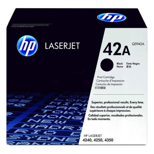HP Cartucho de toner preto (Q5942A / 42A)