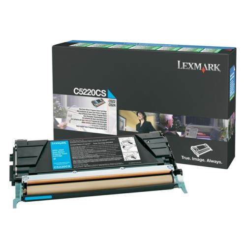 Lexmark Cartucho de toner ciano (C5220CS / 00C5220CS) (Retorno)