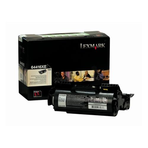 Lexmark Cartucho de toner preto (64416XE / 0064416XE) (Retorno, elevada capacidade)
