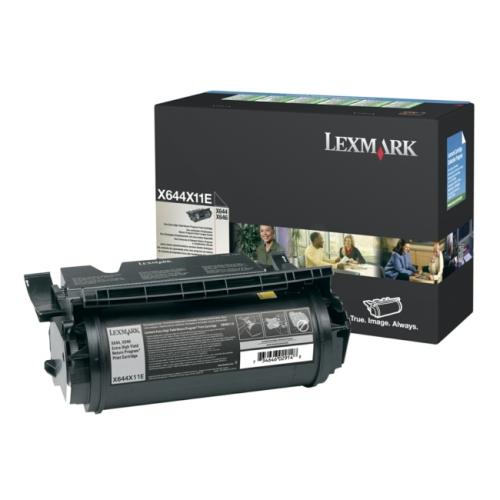 Lexmark Cartucho de toner preto (X644X11E / 0X644X11E) (Retorno, elevada capacidade)