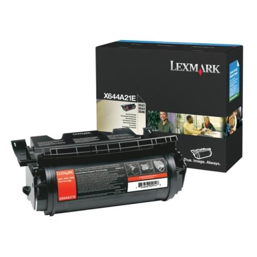 Lexmark Cartucho de toner preto (X644A21E / 0X644A21E)
