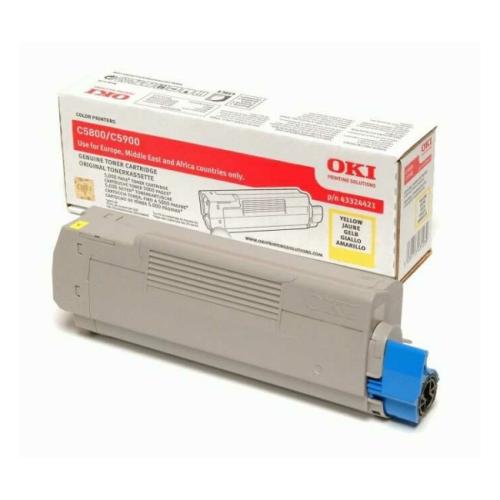 Oki Cartucho de toner amarelo (43324421)