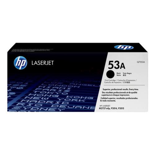 HP Cartucho de toner preto (Q7553A / 53A)