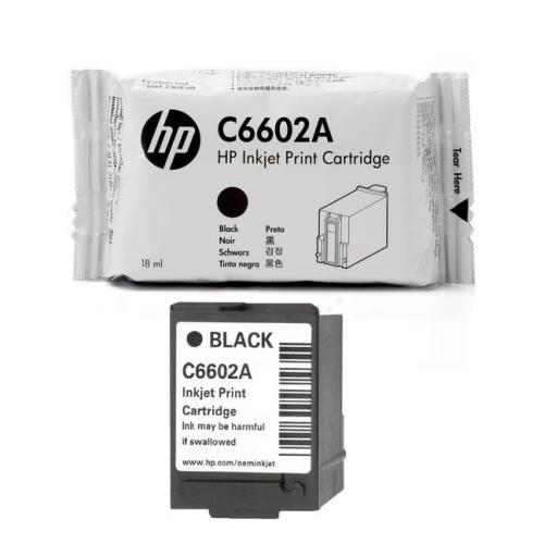 HP Cartucho de tinta preto (C6602A)