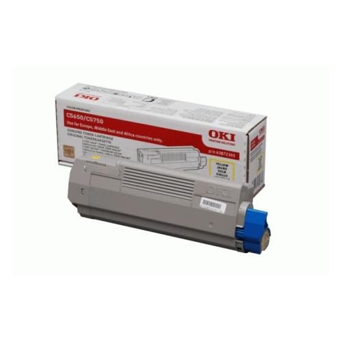 Oki Cartucho de toner amarelo (43872305)