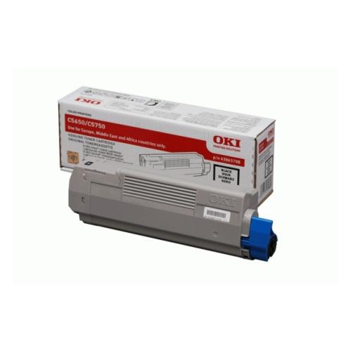 Oki Cartucho de toner preto (43865708)