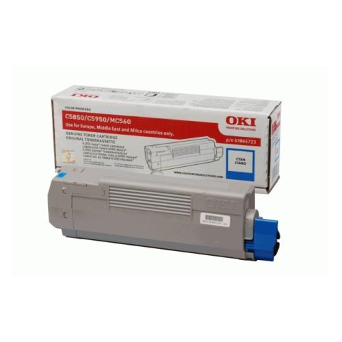 Oki Cartucho de toner ciano (43865723)