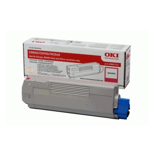 Oki Cartucho de toner magenta (43865722)