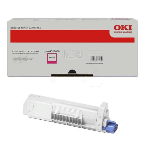 Oki Cartucho de toner magenta (44318606)