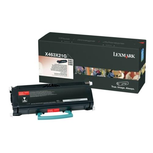 Lexmark Cartucho de toner preto (X463X21G / 0X463X21G) (elevada capacidade)