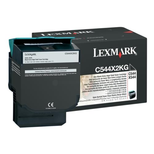 Lexmark Cartucho de toner preto (C544X2KG / 0C544X2KG) (elevada capacidade)