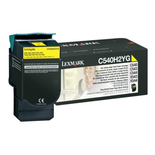 Lexmark Cartucho de toner amarelo (C540H2YG / 0C540H2YG)