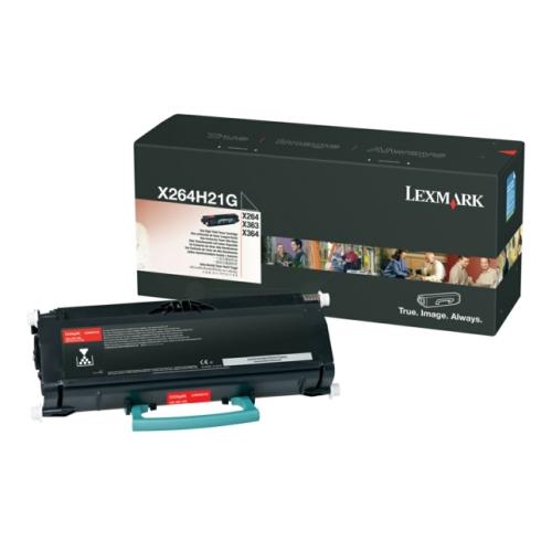 Lexmark Cartucho de toner preto (X264H21G / 0X264H21G)