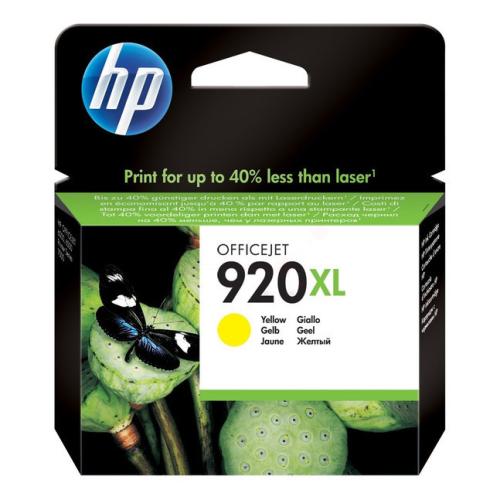 HP Cartucho de tinta amarelo (CD974AE / 920XL) (elevada capacidade)