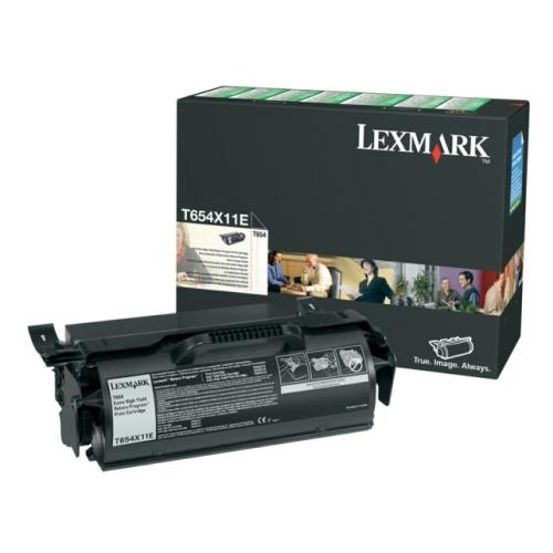 Lexmark Cartucho de toner preto (T654X11E / 0T654X11E) (Retorno, elevada capacidade)