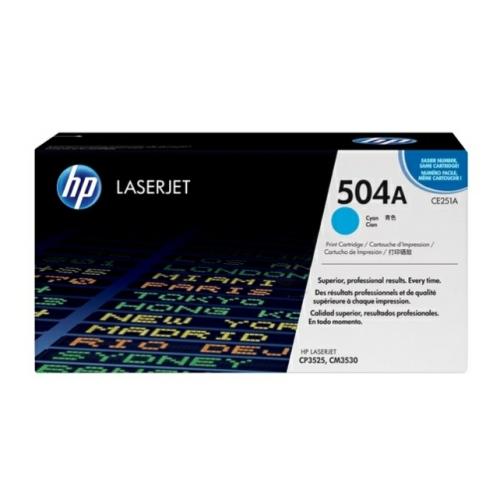 HP Cartucho de toner ciano (CE251A / 504A)