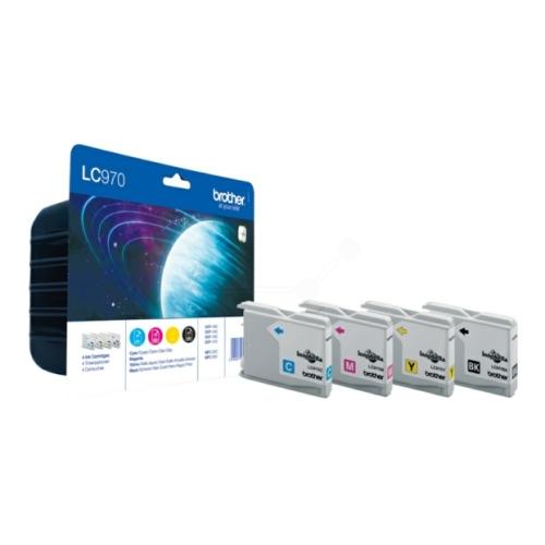 Brother Cartucho de tinta preto / ciano / magenta / amarelo (LC970VALBP) (multipack)