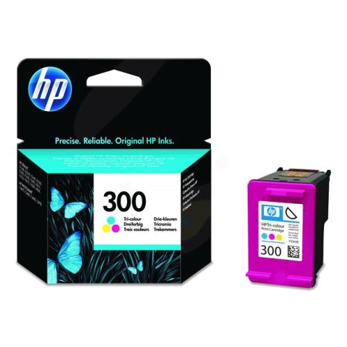 HP Cartucho de tinta cor (CC643EE / 300)