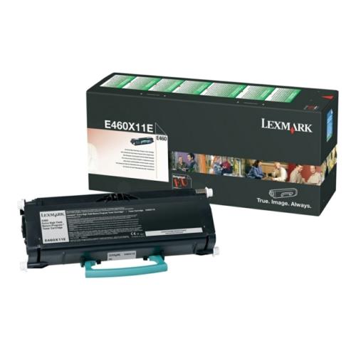 Lexmark Cartucho de toner preto (E460X11E / 0E460X11E) (Retorno, elevada capacidade)