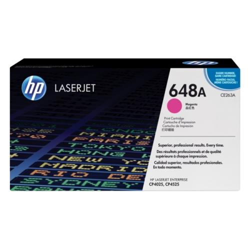 HP Cartucho de toner magenta (CE263A / 648A)