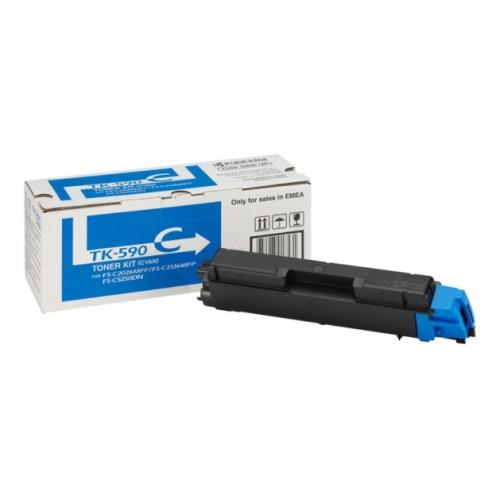 Kyocera Cartucho de toner ciano (1T02KVCNL0 / TK590C)