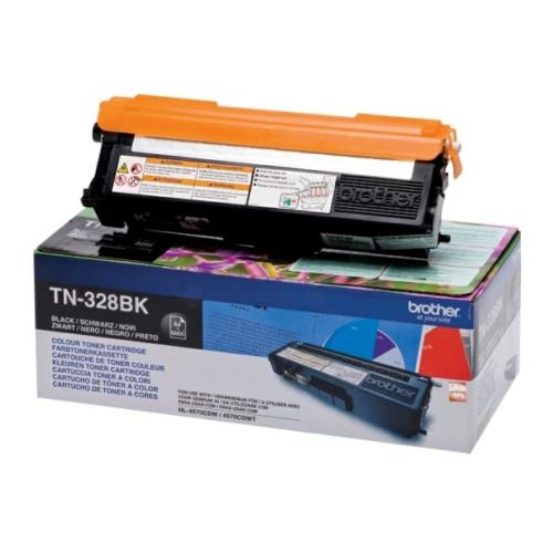 Brother Cartucho de toner preto (TN328BK) (elevada capacidade)