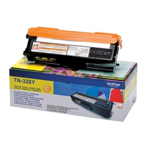 Brother Cartucho de toner amarelo (TN328Y) (elevada capacidade)