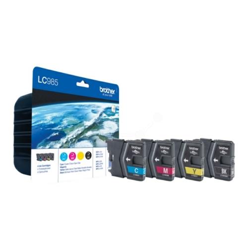 Brother Cartucho de tinta preto / ciano / magenta / amarelo (LC985VALBP) (multipack)