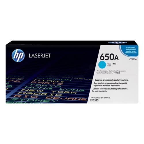 HP Cartucho de toner ciano (CE271A / 650A)