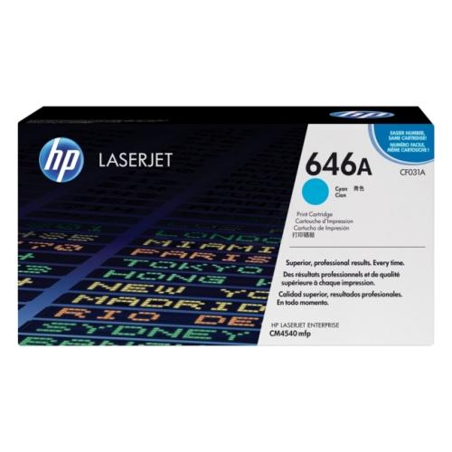 HP Cartucho de toner ciano (CF031A / 646A)