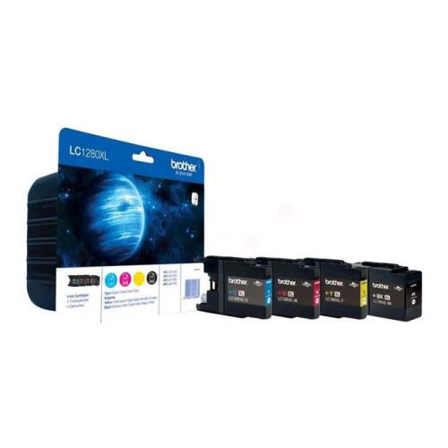 Brother Cartucho de tinta preto / ciano / magenta / amarelo (LC1280XLVALBPDR / LC1280XLVALBP) (multipack, elevada capacidade)