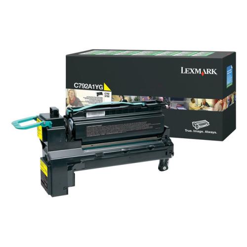 Lexmark Cartucho de toner amarelo (C792A1YG / 0C792A1YG) (Retorno)