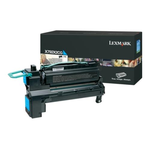 Lexmark Cartucho de toner ciano (X792X2CG / 0X792X2CG) (elevada capacidade)