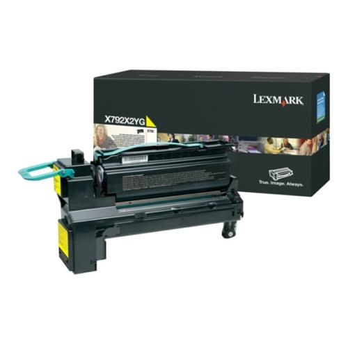 Lexmark Cartucho de toner amarelo (X792X2YG / 0X792X2YG) (elevada capacidade)