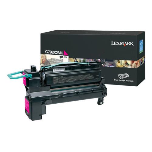 Lexmark Cartucho de toner magenta (C792X2MG / 0C792X2MG) (elevada capacidade)