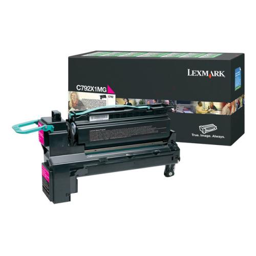 Lexmark Cartucho de toner magenta (C792X1MG / 0C792X1MG) (Retorno, elevada capacidade)
