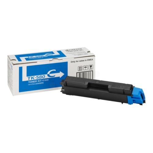 Kyocera Cartucho de toner ciano (1T02KTCNL0 / TK580C)