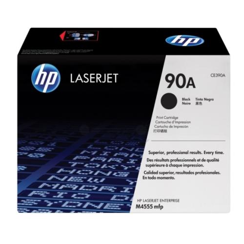 HP Cartucho de toner preto (CE390A / 90A)