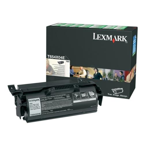 Lexmark Cartucho de toner preto (T654X04E / 0T654X04E) (elevada capacidade)