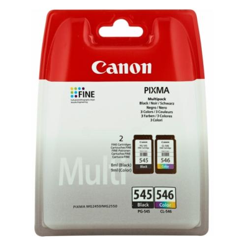 Canon Cartucho de tinta preto / cor (8287B005 / PG545+CL546) (Pack Duplo, multipack)