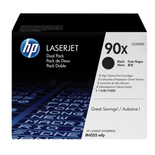 HP Cartucho de toner preto (CE390XD / 90X) (Pack Duplo)