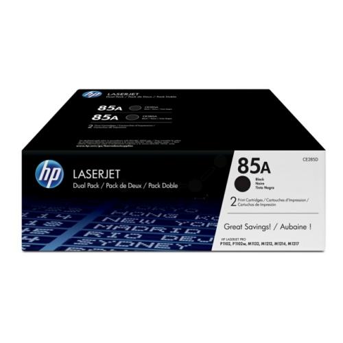 HP Cartucho de toner preto (CE285AD / 85A) (Pack Duplo)