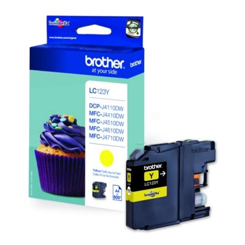 Brother Cartucho de tinta amarelo (LC123Y)