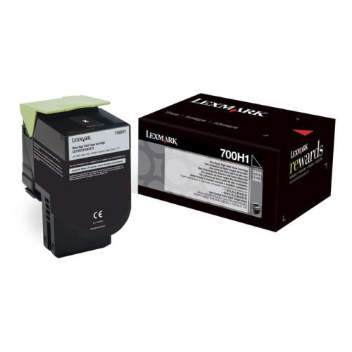 Lexmark Cartucho de toner preto (70C0H10 / 700H1)