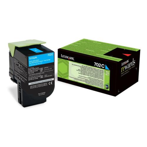 Lexmark Cartucho de toner ciano (70C20C0 / 702C) (Retorno)