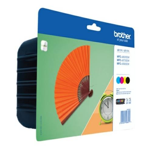Brother Cartucho de tinta preto / ciano / magenta / amarelo (LC129XLVALBPDR / LC129XLVALBP) (multipack, elevada capacidade)