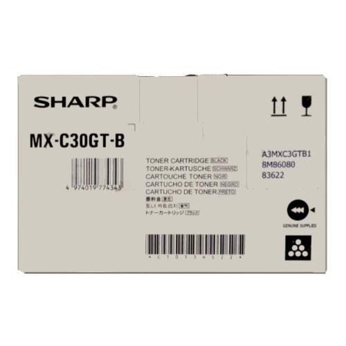 Sharp Cartucho de toner preto (MXC30GTB)