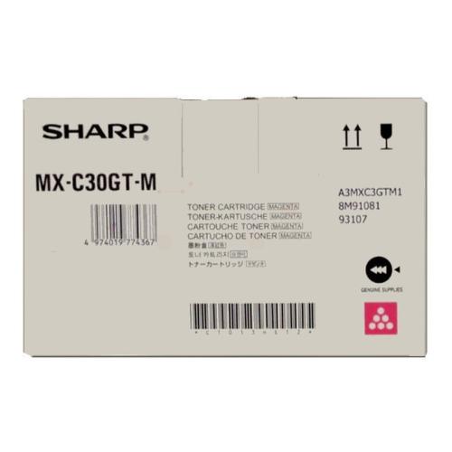 Sharp Cartucho de toner magenta (MXC30GTM)