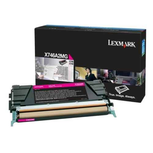 Lexmark Cartucho de toner magenta (X746A2MG / 0X746A2MG)